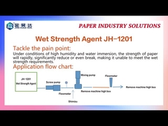 JH-1201 Wet Strength Agent Biedt sterkte aan het papier wanneer het nat is