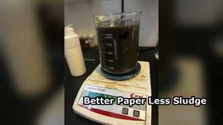 Hulpmiddelen voor het vasthouden van papier verbeteren de ontwatering van slib