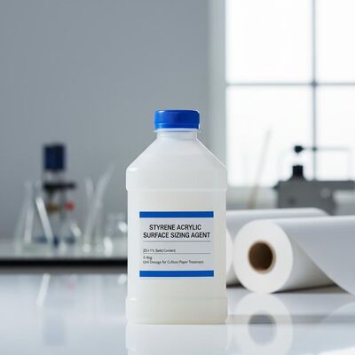 Goede prijs Styreen-acryl oppervlakte-sizingmiddel met 25±1% vaste stofgehalte en 2-4 kg dosering voor de behandeling van cultuurpapier online