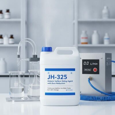Goede prijs JH-325 Anionisch oppervlakgroottevervangend middel met stofreductie en continue toevoeging via meterpomp voor opslag bij 0-30°C online